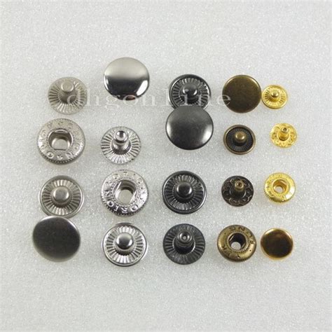 100 sets leather craft rapid rivet button metal snaps