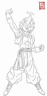 Gogeta Coloring Dragon Ball Vegito Pages Dbz Lineart Ultimate Deviantart Searches Recent Anime Popular Template sketch template