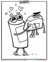 Storybots Kolorowanki Bots Boop Dzieci Valentine Bestcoloringpagesforkids ระบาย Hearts Stampare Agli Chiedi Wydruku sketch template