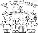 Coloring Pilgrim Pages Kids Thanksgiving Pilgrims Ship Printable Mayflower sketch template