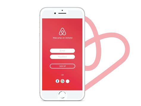 redesign  airbnb app login screen  nilay koese  dribbble