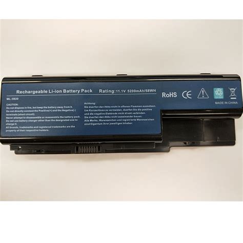 Battery For Acer Aspire 5520 5730 5920 6920 6930g 7720g As07b41 As07b51