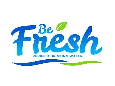 fresh purified drinking water logo  isiah johnson obera  dribbble
