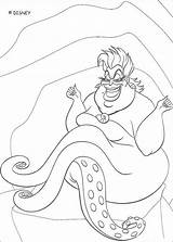 Ursula Coloring Mermaid Little Ariel Pages Printable Eric Kids Color Drawings Colouring Print Disney Simple Clipart Sirene Drawing Petite Princess sketch template
