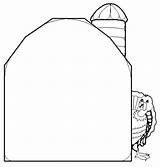 Barn Outline Coloring Pages Clipart Farm Haystack Template Turkey Cliparts Clip Printable Colouring Library Designlooter Behind Clipartix Kids Getcolorings 84kb sketch template