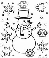 Snowflake Coloring Pages Christmas Printable Kids sketch template