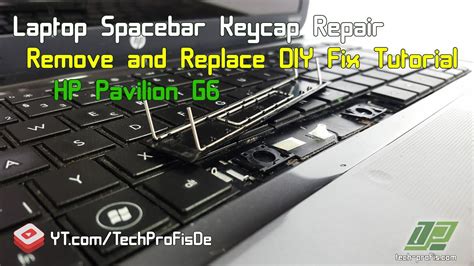 fix laptop spacebar key hp notebook keyboard