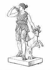 Artemis Mythologie Mitologia Poseidon Hugolescargot Deusa Atena Coloriages Hugo Héros sketch template