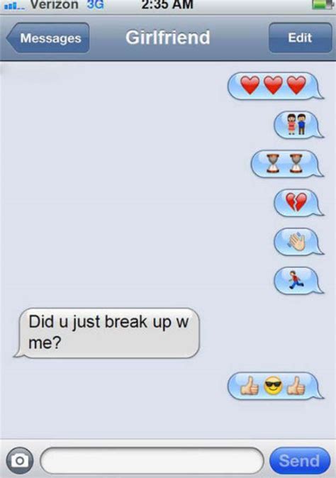funniest break up text ever