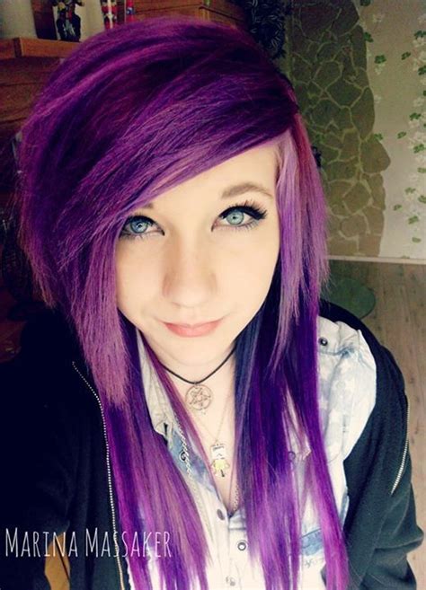 1000 images about purple emo scene hair on pinterest purple bleach