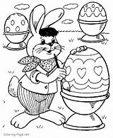 Easter Happy Coloring Pages Colouring Contest Kids sketch template
