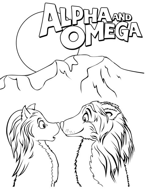 kate  humphrey coloring page alpha  omega photo  fanpop