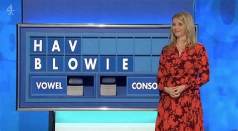 Countdown S Rachel Riley Left Blushing As Second Sex Word Appears On