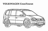 Golf Volkswagen Coloring Pages Template sketch template