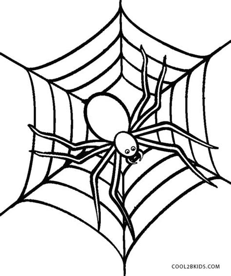 printable spider coloring pages  kids coolbkids