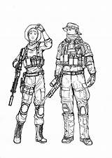 Bf4 Recon Usmc Battlefield Soldier sketch template