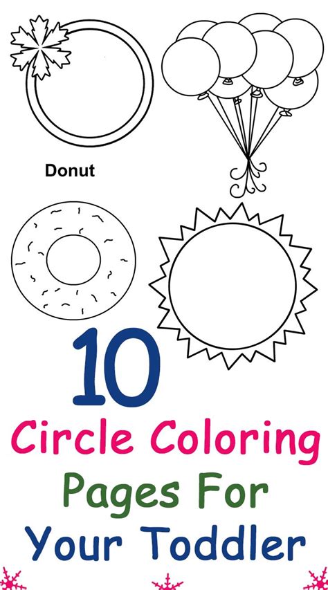 top  circle coloring pages   toddler shape coloring pages