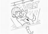 Volt Coloring Pages sketch template