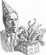 Lovecraft Hp Birthday Getdrawings Drawing sketch template