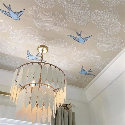 pattern stories wallpaper ceiling ceiling murals cream wallpaper