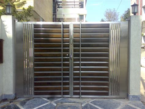 front gate steel gate design  home single door images