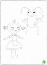 Dinokids Coloring Lilly Baby Close sketch template