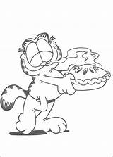 Garfield Coloring Pages Drawing Cake Paint Drawings Colour Print Book Kidz Krafty Center Paintingvalley Pintar Colorir sketch template