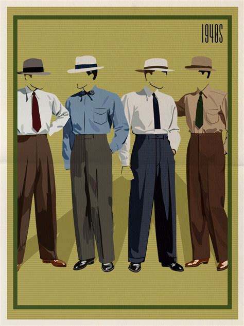 Menswear Fashion Styles Of The 1940 S Tie Styles From The 1940 S