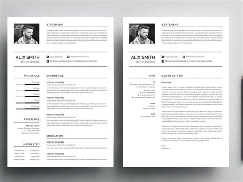 simple resume template   word psd   resumekraft