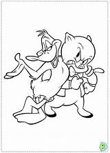 Coloring Pages Pig Porky Dinokids Print Cartoons Popular Leghorn Library Clipart Close Line sketch template