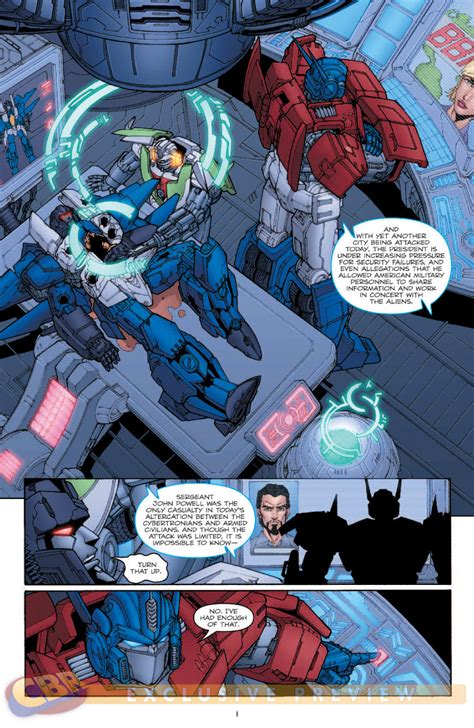 transformers ongoing issue 18 five page preview transformers news tfw2005