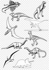 Dinosaurus Sketsa Populer Garis Seni Terkini Pngdownload sketch template
