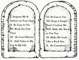 Commandments Coloring Printable Catholic Pages Ten Coloringhome Source sketch template