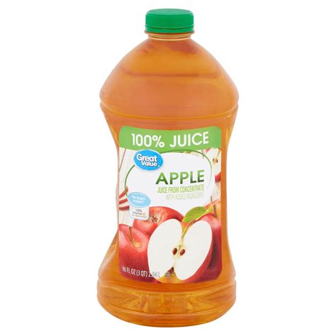great   apple juice  fl oz walmartcom