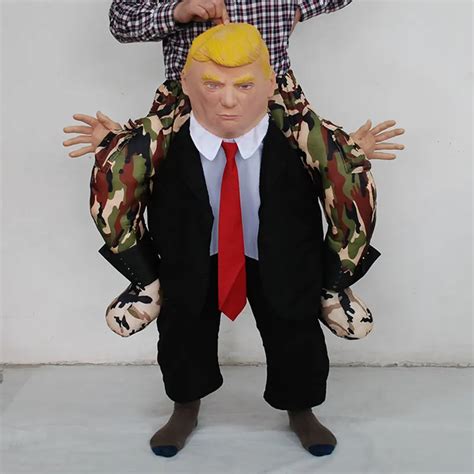 Funny Trump Cosplay Costume Ride On Leadership Trump Fancy Dress