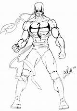 Iron Fist Coloring Pages Sketch Drawing Fanart Deviantart Library Clipart Gmd Easy sketch template