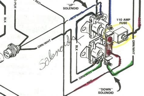 mercruiser alpha  trim pump wiring diagram wiring diagram