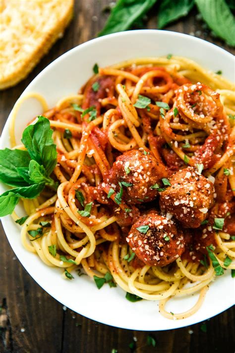 spaghetti  meatballs recipe video kims cravings