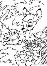 Coloring Pages Disney Bambi Color Kids Printable Sheets Found sketch template