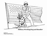 Coloring Military Dog Army Pages Dogs Handler Working Boys Colouring Navy Printable Kids Print Tags Soldier Sheets Men Shepherd German sketch template