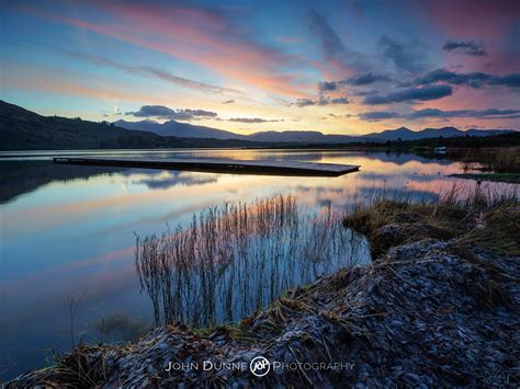 dawns light  lough caragh beautiful irish landscape photographs