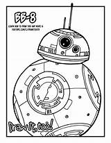 Wars Awakens Force Colouring sketch template