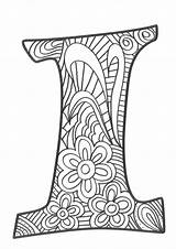 Abecedario Mandalas Buchstaben Buchstabe Zentangle Alfabeto Lettre Moldes Malvorlagen Imprimer Orientacionandujar sketch template