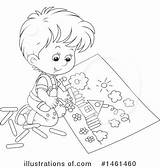 Coloring Clipart Illustration Bannykh Alex Royalty sketch template
