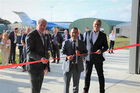dutch drone center aviolanda officially opened  mayor adriaansen woensdrecht aviolanda