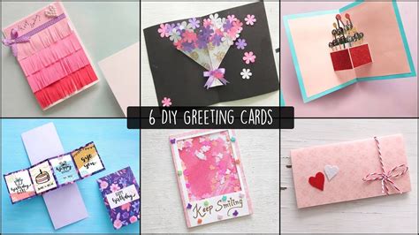easy  cards ideas handmade greeting cards youtube