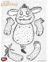 Gruffalo Activities Paper Donaldson Child Kids Puppets Julia Colouring Stick Coloring Dolls Book Pages Template Grufalo Man Grüffelo Drawing Cut sketch template