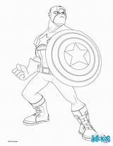 Coloring Captain America Pages Fighting Guy Bad Popular sketch template