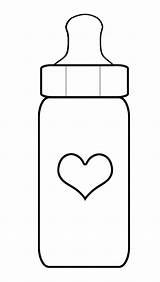 Bottle Baby Outline Template Printable Clipart Onesie Coloring Printables Clipartbest Clipartmag sketch template