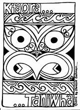Maori Samoan Pages Taniwha Designs Ece Patterns Resources Coloring Activities Colouring Resource Teachers Drawing Primary Nz Zealand Kits Kit Colour sketch template